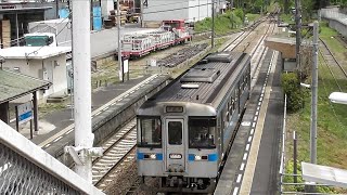 JR四国　土讃線　三縄駅　普通列車　1000形気動車