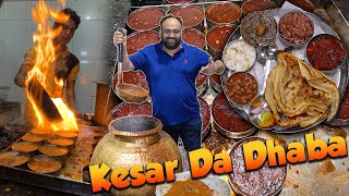 Legendary Meal At Kesar Da Dhaba | Amritsar Food