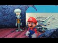 squidward kicking mario out of his house