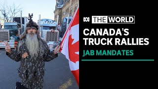 Truckers continue to clog Canadian capital protesting COVID-19 vaccine mandates | The World
