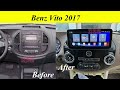 Installation: Benz Vito 2017+12.3inch Carplay Navigation