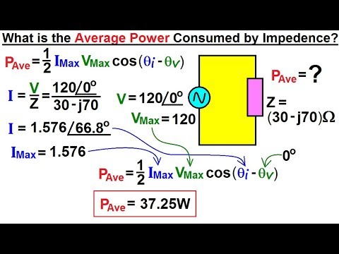 Electrical Engineering: Ch 12 AC Power (8 Of 38) How To Calculate ...