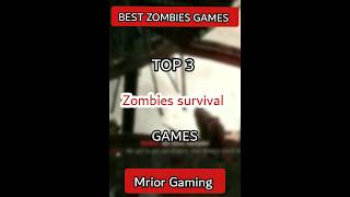 Best Zombies Survival Games #shorts #youtubeshorts #shortsvideo #gaming