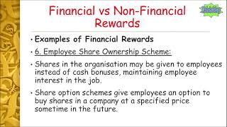 8 Financial and non Financial Rewards for Employees for Leaving Cert Business