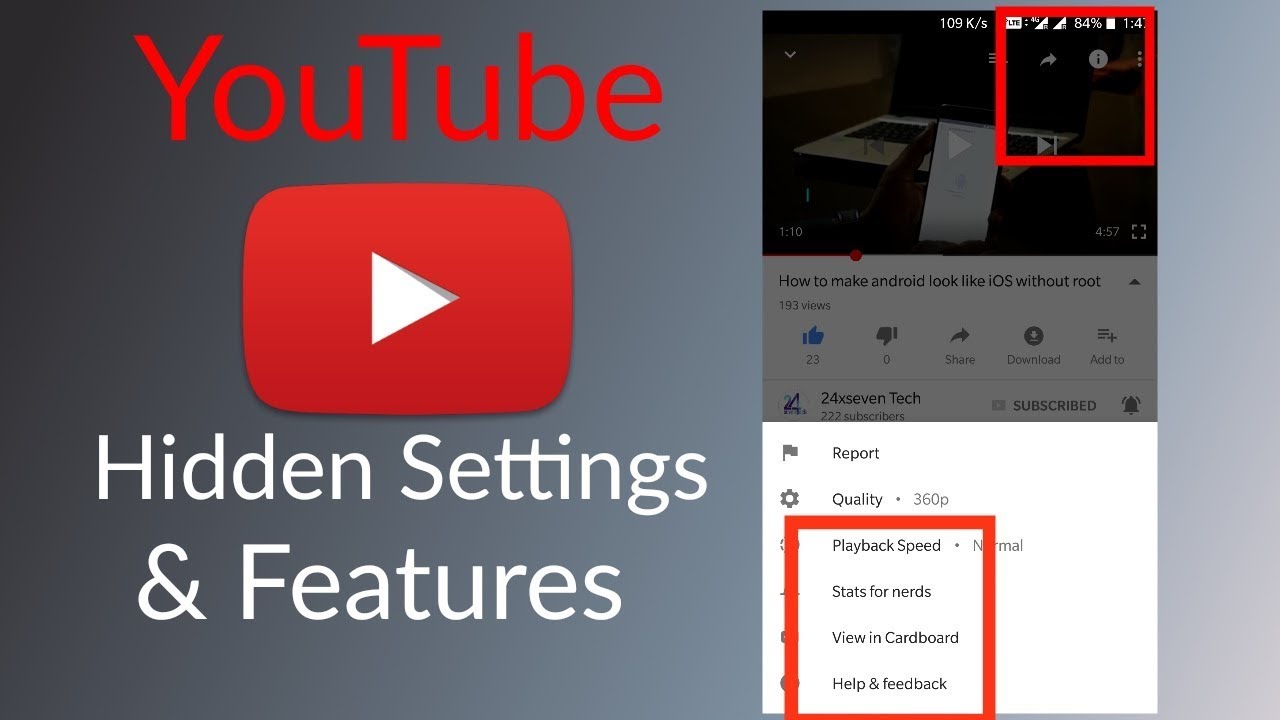 Youtube App Settings Hidden Features Usefull You Need To See In
