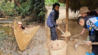 The poor boy's family renovated the kitchen and the taste of hometown stream shrimp.