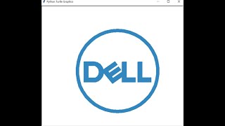 Drawing DELL Logo Using Python