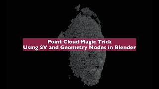 LIVENODING Point Cloud Magic Trick Using SV and Geometry Nodes