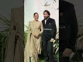 newlyweds sobhita dhulipala u0026 naga chaitanya at aaliyah kashyap s wedding reception shorts wedding