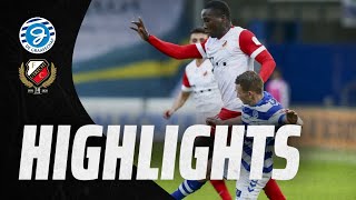 HIGHLIGHTS | Jong FC Utrecht legt het af tegen De Graafschap ⚽