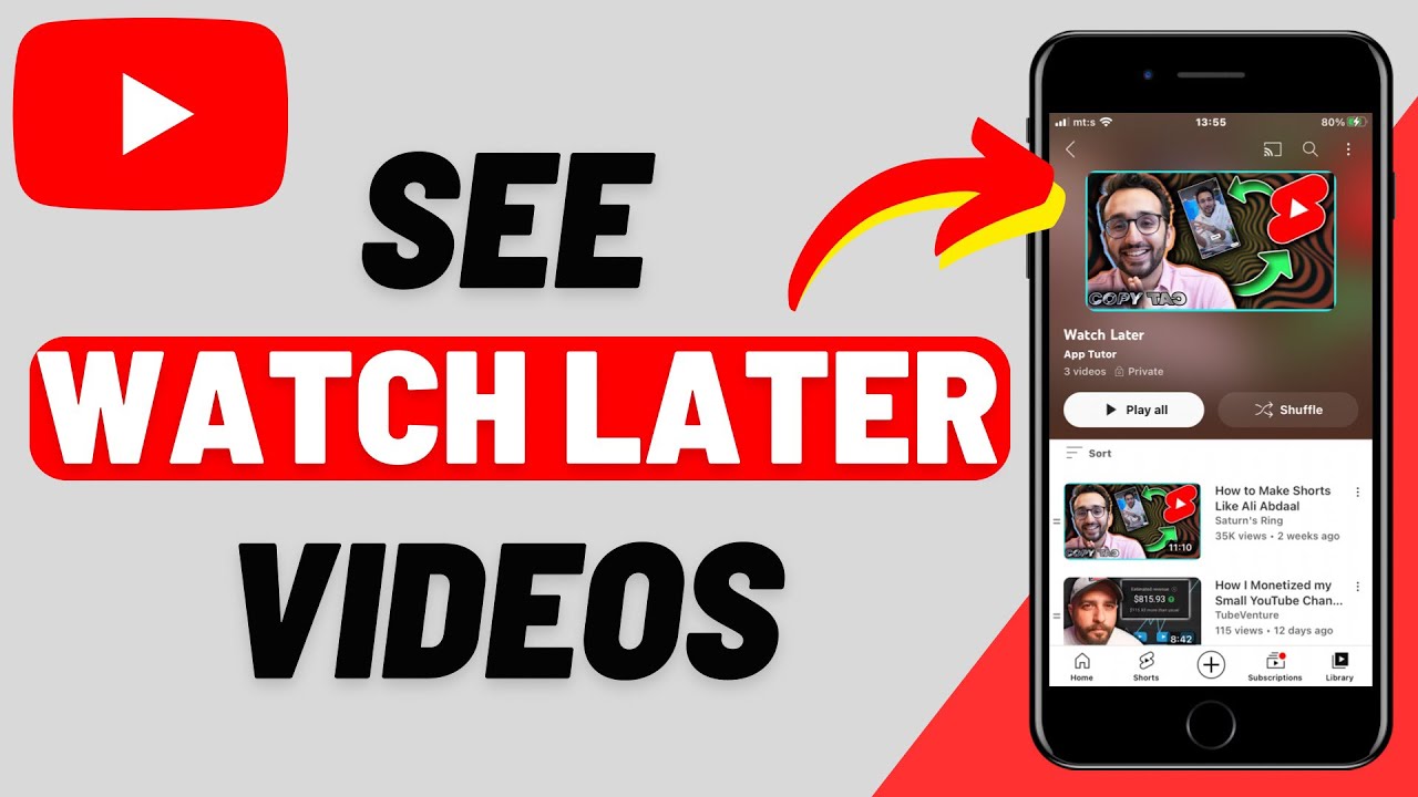 How To See Watch Later Videos On YouTube - YouTube