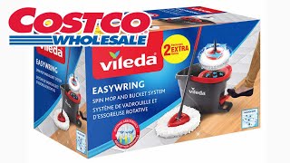 Vileda EasyWring Spin Mop and Bucket System | Vileda | Removes over 99.9% of Bacteria | Costco