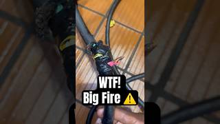 Fire Hazard! Big Problem! #fire #emergency #diy