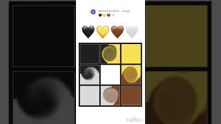 Color mixing heart emojis! @NicolaiVonShiro #color #mixing #emoji #makeuppalette