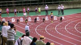 第８回渋谷区ジュニア陸上競技大会　小学６年女子１００ｍ　予選２組