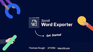 Scroll Word Exporter for Confluence - Get started