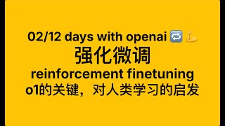 深度解读“强化微调”，o1 模型训练的关键｜02/12 days of openai