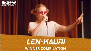 LEN-KAURI | WINNER COMPILATION Solo | West German Beatbox Championship 2022