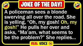 🤣👉 BEST JOKE OF THE DAY! - A car is swerving wildly from one lane to the other... | Funny Jokes