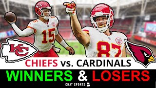 Chiefs Winners & Losers vs. Cardinals: Patrick Mahomes, Travis Kelce, Trent McDuffie Injury News