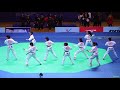 2017 china open taekwondo dance，junior 6th，2017 中国跆拳道公开赛 跆拳舞少年组 第6名 安徽跆协 6.930