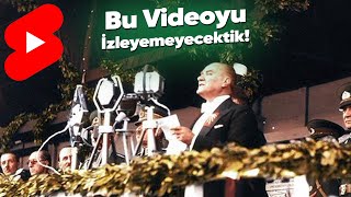 Atatürk’ün 10. Yıl Nutku Konuşmasını Asla İzleyemeyecektik! (TeknoTarih) #Shorts