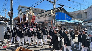 春木宮川町 令和6年 岸和田だんじり祭   宵宮 （2024.9.14）割烹大正前