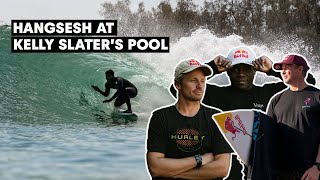 BTS: Jamie O Brien, Kolohe Andino, Kai Lenny, Zion Wright and Alex Sorgente surf Kelly's Wave Pool