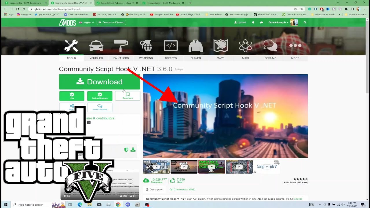 How To Install Community Script Hook V .NET 3.6.0 GTA 5 MODS - YouTube