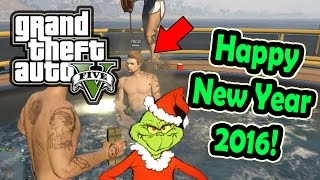 GTA 5 NGAKAK ABIS! (6) - HAPPY NEW YEAR 2016! (GTA 5 Momen Konyol Special Tahun Baru)