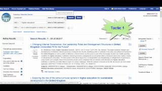 Advanced search on Discovery