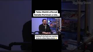 Thor director Taika Waititi on his Star Wars movie and Natalie Portman #thor #starwars