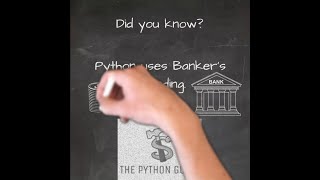 Rounding numbers in Python #shorts #python #integers