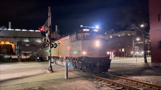 Amtrak Downeaster Equipment Move over the Grand Junction