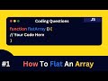 FLATTEN Nested Arrays Like a PRO with This Simple Js Trick