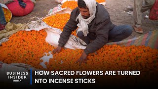 How Sacred Flowers Are Turned Into Incense Sticks | World Wide Waste