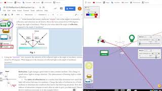 Reflection and Refraction Simulation Tutorial