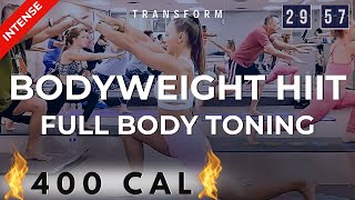 60-MIN FULL BODY HIIT WORKOUT 🔥 Toning, Strength, Tightening, Low-Impact Bodyweight Calories Blast