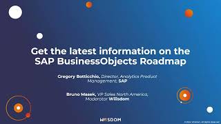 Get the latest information on the SAP Business Objects BI2025 and BI2027 Roadmap