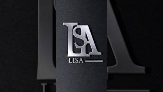 Logo Name Lisa🔥 comment your Name#shorts#lisa#blackpink #logo#youtubeshorts