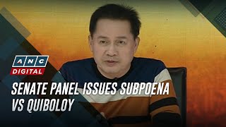 Senate panel issues subpoena vs Quiboloy | ANC