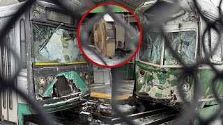 Crashed Green Line trains remain at station pending investigation