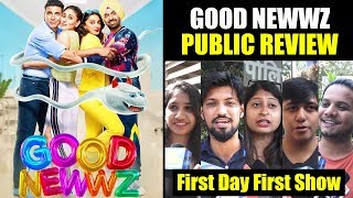 Good Newwz Public Review | First Day First Show | Akshay Kumar, Kareena Kapoor, Kiara Advani, Diljit