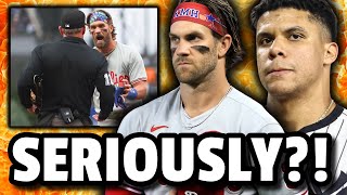 Bryce Harper Got EJECTED For NO REASON!? Juan Soto BOOED By Fans.. (MLB Recap)