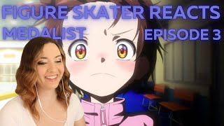 TIME TO COMPETE | FIGURE SKATER REACTS | Medalist Episode 3 | メダリスト