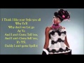 Nicki Minaj-Letting Go(Dutty Love)(Verse)-Lyrics Video