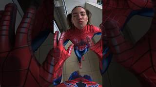 Spider-Man vs Spider-Girl in Love 💕 #spiderman #crazygirl #love #romantic #funny