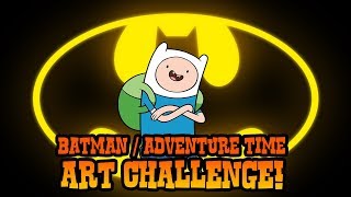How to Draw Adventure Time Batman | ART CHALLENGE