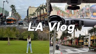 유학생vlog 엘에이 여행 브이로그 Los Angeles 코리아타운, 할리우드, 베벌리힐즈, 멜로즈거리에서 빈티지샵 구경 미국일상 브이로그