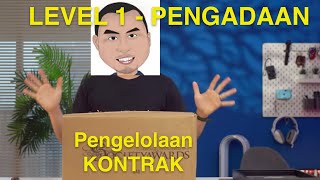 LEVEL 1 - V. Jenis & Bentuk KONTRAK